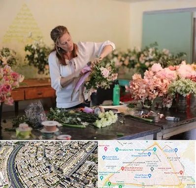 کلاس گل آرایی در شهرک غرب مشهد