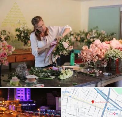 کلاس گل آرایی در آبرسان تبریز