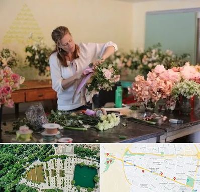 کلاس گل آرایی در وکیل آباد مشهد