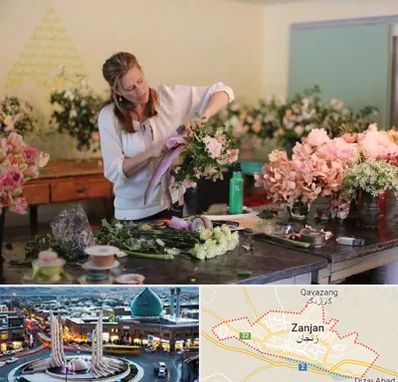 کلاس گل آرایی در زنجان
