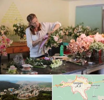 کلاس گل آرایی در گرگان