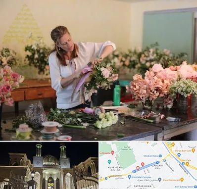 کلاس گل آرایی در زرگری شیراز