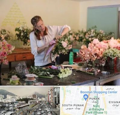 کلاس گل آرایی در پونک 