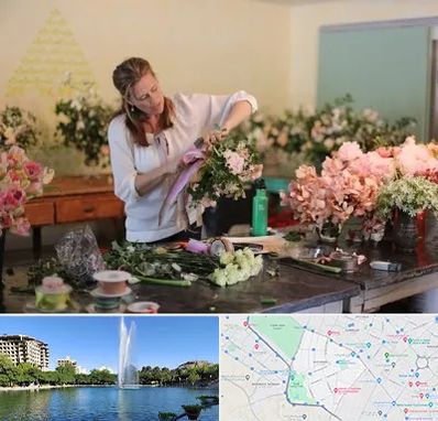 کلاس گل آرایی در کوهسنگی مشهد