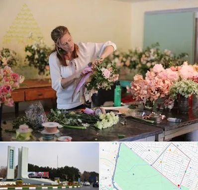 کلاس گل آرایی در بلوار فلسیطین مشهد