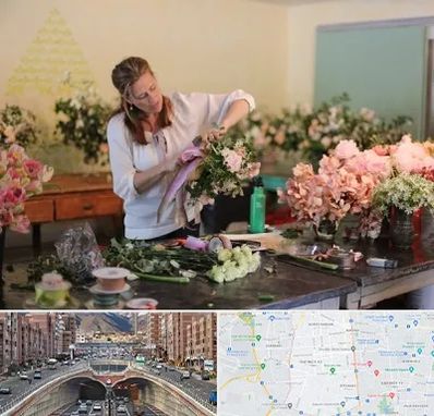 کلاس گل آرایی در منطقه 10 تهران 