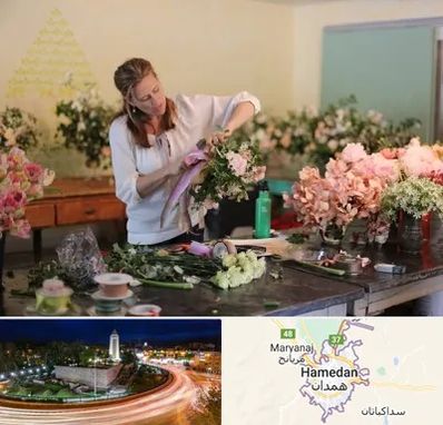 کلاس گل آرایی در همدان