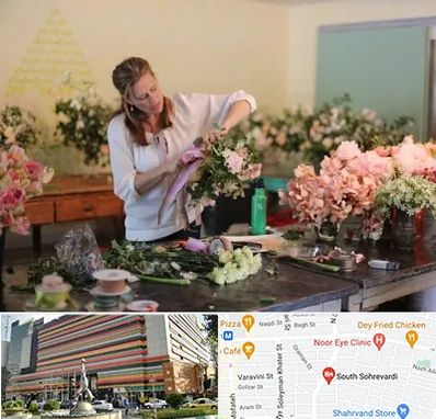 کلاس گل آرایی در سهروردی 