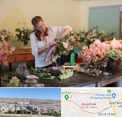 کلاس گل آرایی در شهرک گلستان شیراز