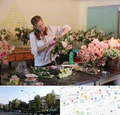 کلاس گل آرایی در میدان کاج 