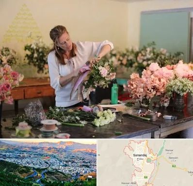 کلاس گل آرایی در سنندج