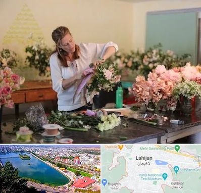 کلاس گل آرایی در لاهیجان