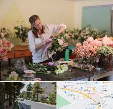 کلاس گل آرایی در مهرویلا کرج