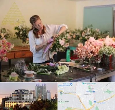 کلاس گل آرایی در فرشته 