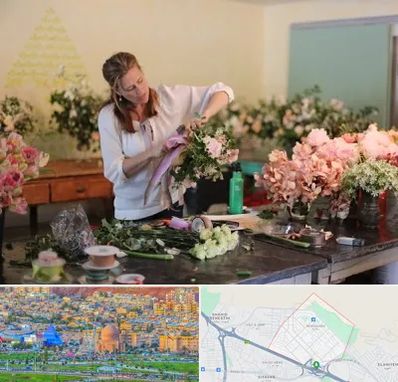 کلاس گل آرایی در رشدیه تبریز