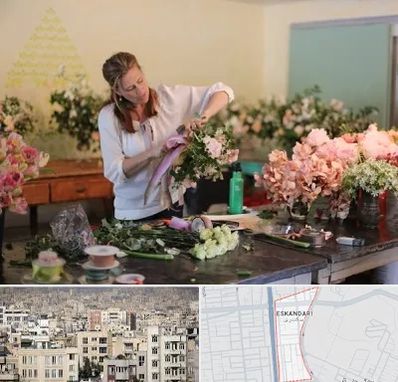 کلاس گل آرایی در اسکندری