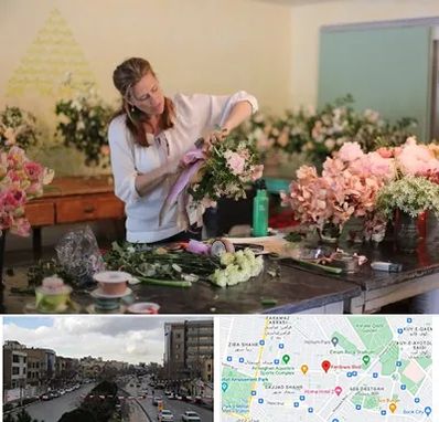 کلاس گل آرایی در بلوار فردوسی مشهد