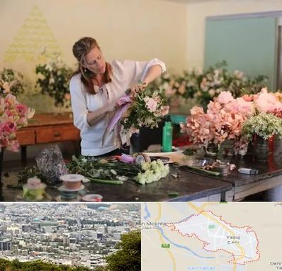 کلاس گل آرایی در یاسوج