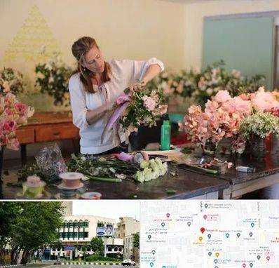 کلاس گل آرایی در طالقانی 