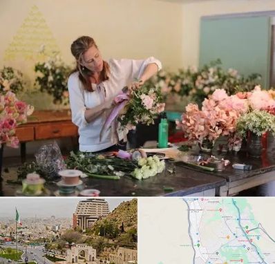 کلاس گل آرایی در فرهنگ شهر شیراز