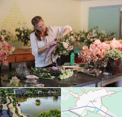 کلاس گل آرایی در لنگرود