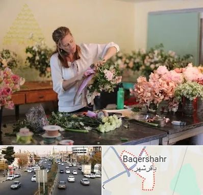 کلاس گل آرایی در باقرشهر