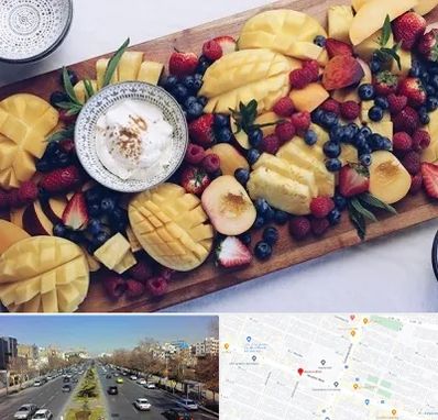 کلاس میوه آرایی در بلوار معلم مشهد