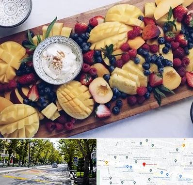 کلاس میوه آرایی در میرداماد 