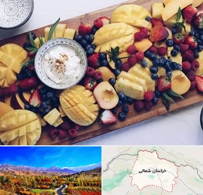 کلاس میوه آرایی در خراسان شمالی