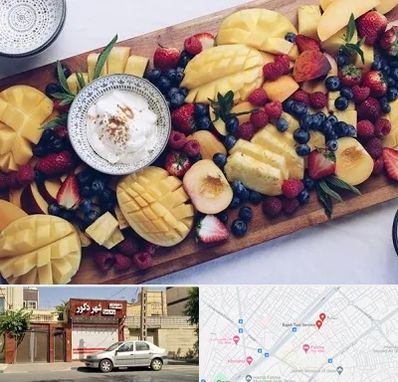 کلاس میوه آرایی در باجک قم