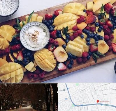 کلاس میوه آرایی در ابوریحان تبریز