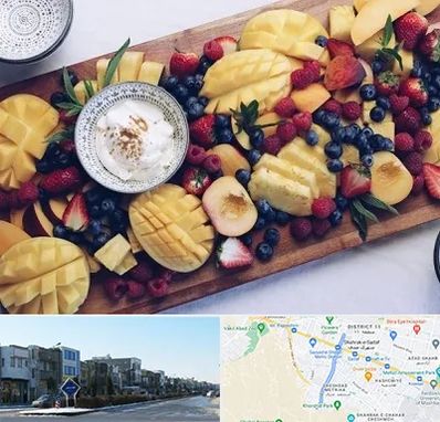 کلاس میوه آرایی در شریعتی مشهد