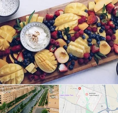 کلاس میوه آرایی در فاز سه اندیشه