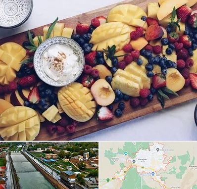 کلاس میوه آرایی در مراغه