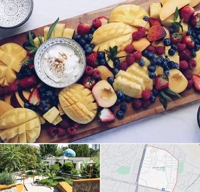 کلاس میوه آرایی در باغمیشه تبریز