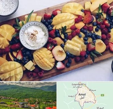 کلاس میوه آرایی در آمل