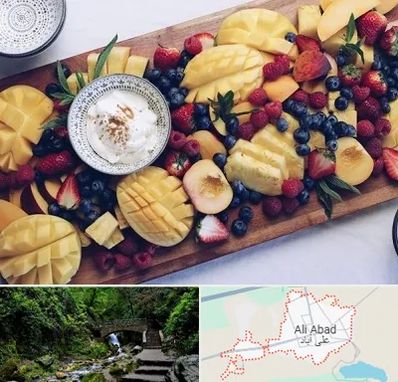 کلاس میوه آرایی در علی آباد کتول
