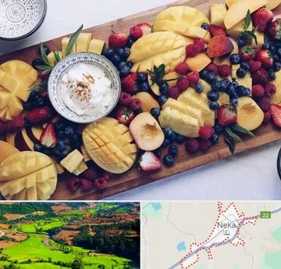 کلاس میوه آرایی در نکا