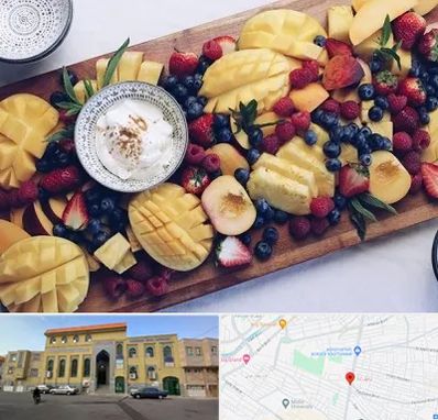 کلاس میوه آرایی در زنبیل آباد قم