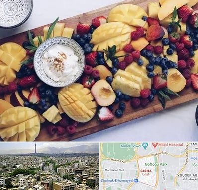 کلاس میوه آرایی در گیشا 