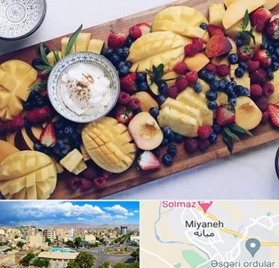 کلاس میوه آرایی در میانه