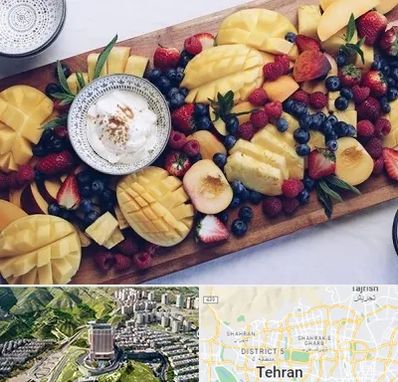 کلاس میوه آرایی در شمال تهران 