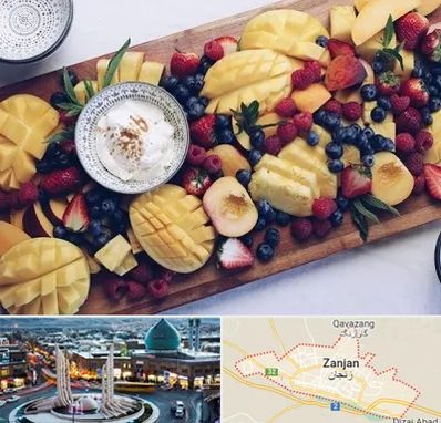 کلاس میوه آرایی در زنجان