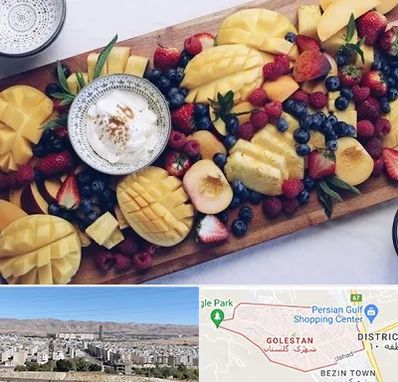 کلاس میوه آرایی در شهرک گلستان شیراز