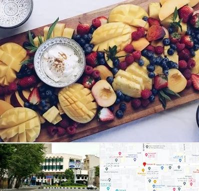 کلاس میوه آرایی در طالقانی 