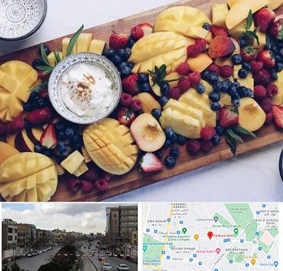 کلاس میوه آرایی در بلوار فردوسی مشهد