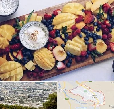 کلاس میوه آرایی در یاسوج