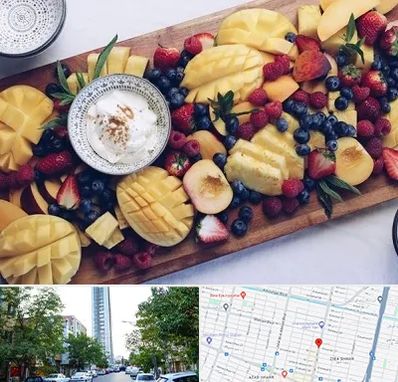 کلاس میوه آرایی در امامت مشهد