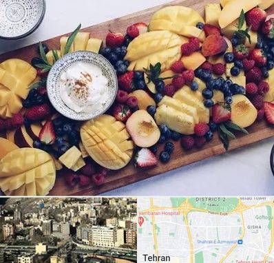 کلاس میوه آرایی در مرزداران 