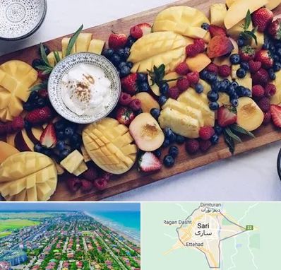 کلاس میوه آرایی در ساری